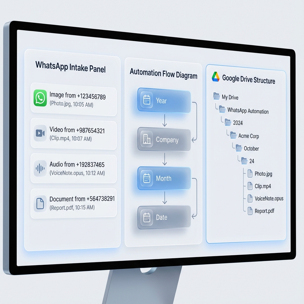WhatsApp workflow overview